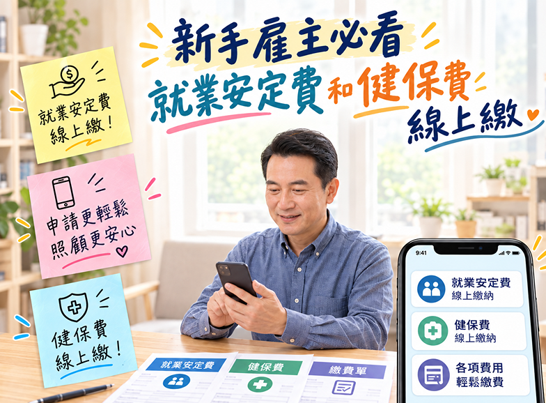 【新手雇主必看】外籍看護的「就業安定費」與「健保費」是否能夠線上繳？